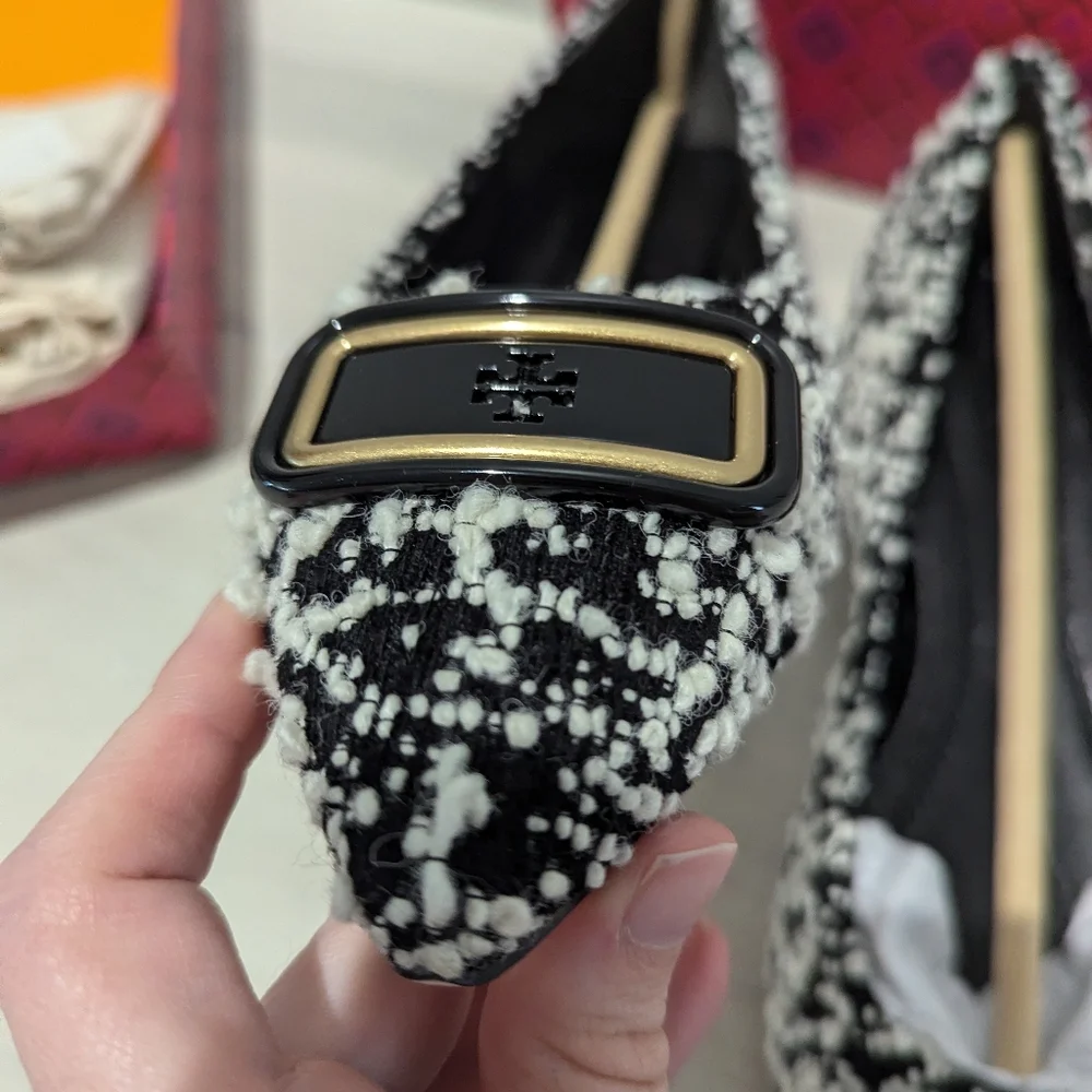 Tory Burch Georgia Pointed Toe Flat - Picture 7 of 13